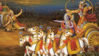 Karan arjun war in mahabharata